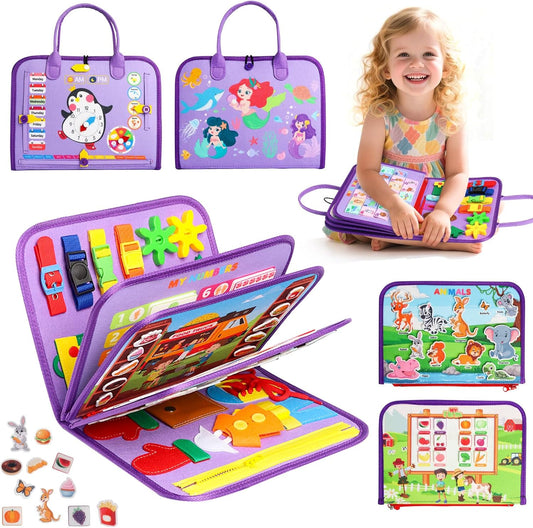 9-in-1 Busy Book – 8 Pages