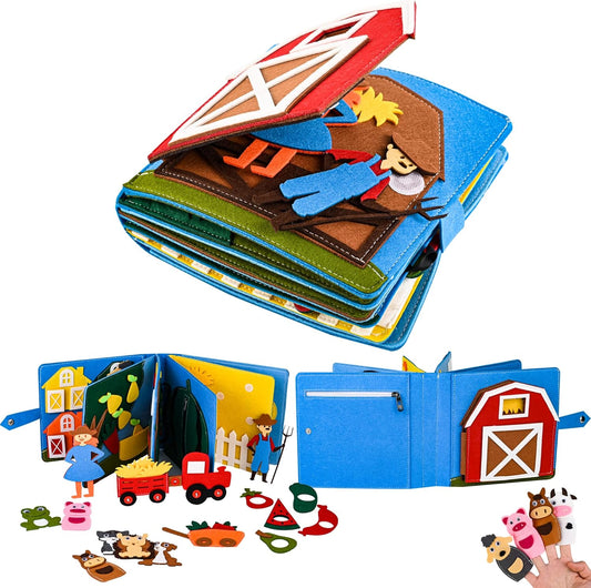 Farm Adventure Busy Book - 8 Pages